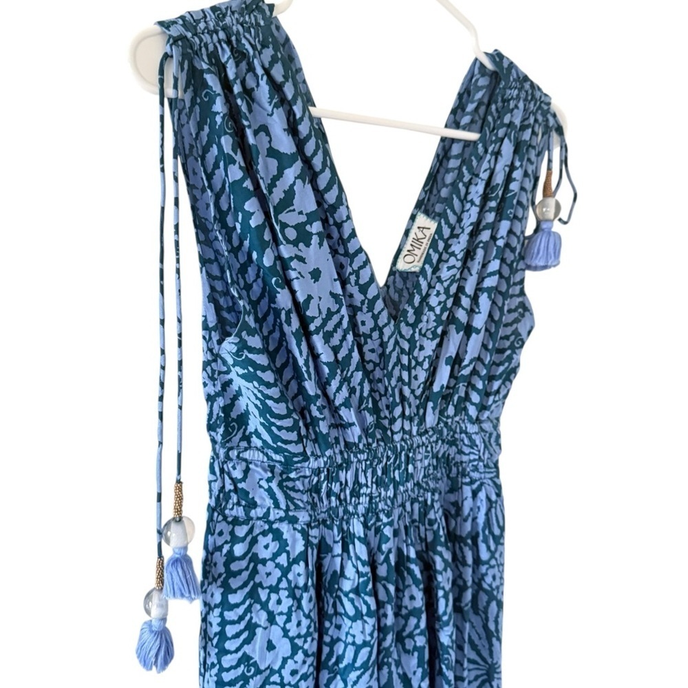 Omika Rosalita Midi Dress Natalia Tidepool - Picture 3 of 9
